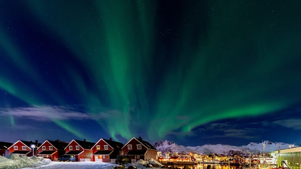 Nordlys over Svolvær