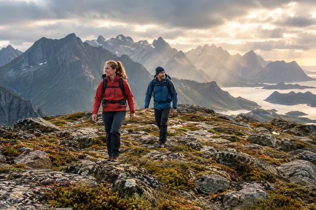 KI-Illustration: Die Wanderung nach Wetter, Wegverhältnissen und Erfahrung wählen