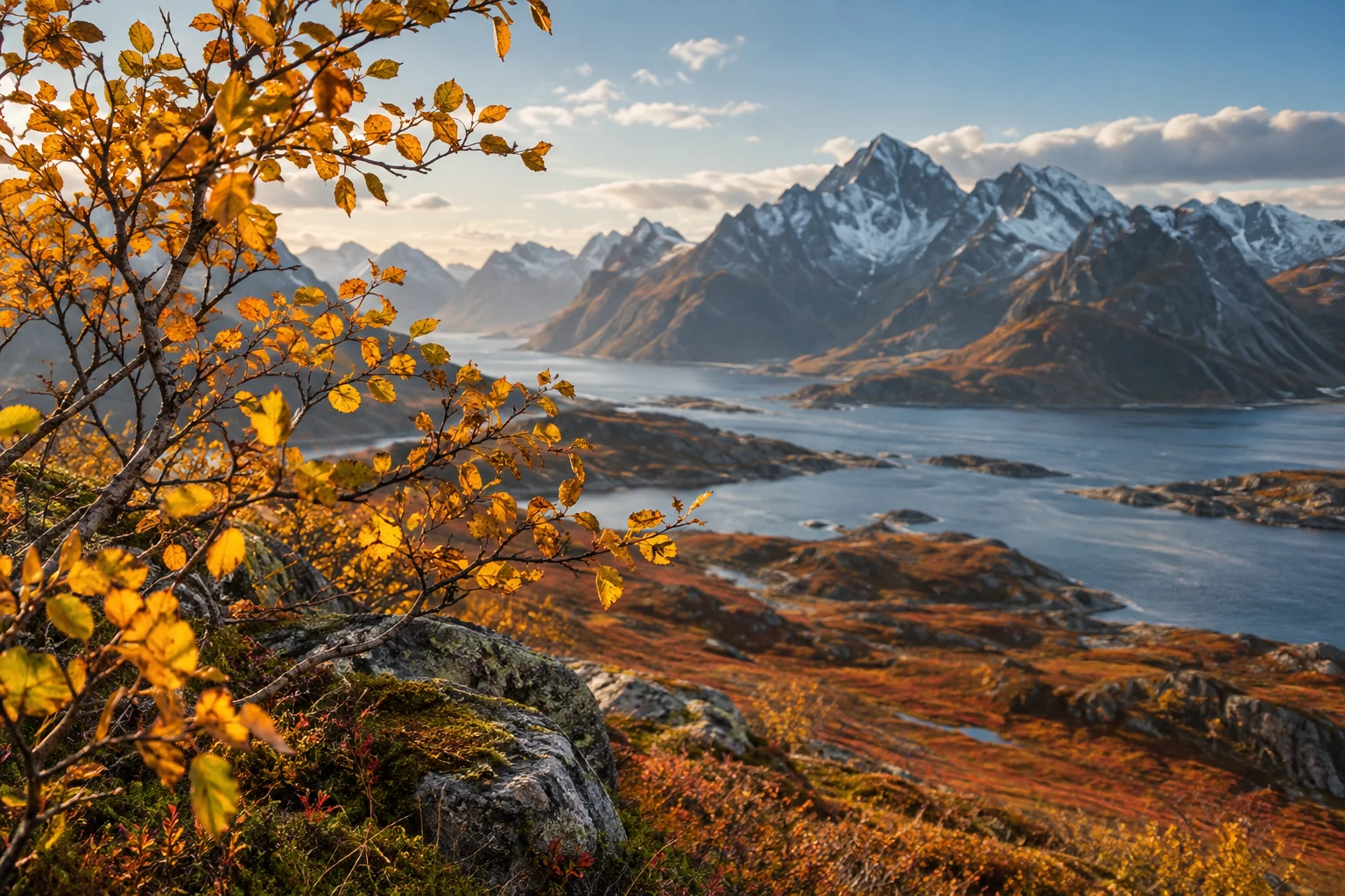 KI-Illustration: Beste Reisezeit für die Lofoten: Monat für Monat