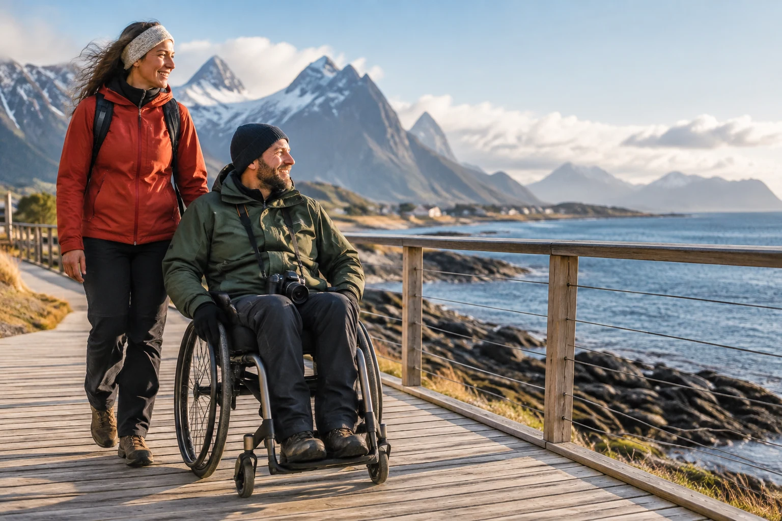 AI illustration: Accessible Lofoten: plan according to measurable needs, not symbols