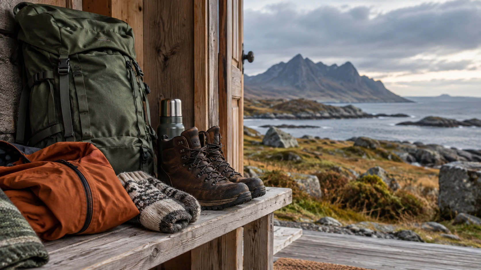 AI illustration: Packing for Lofoten: dress for changing weather, not just the month