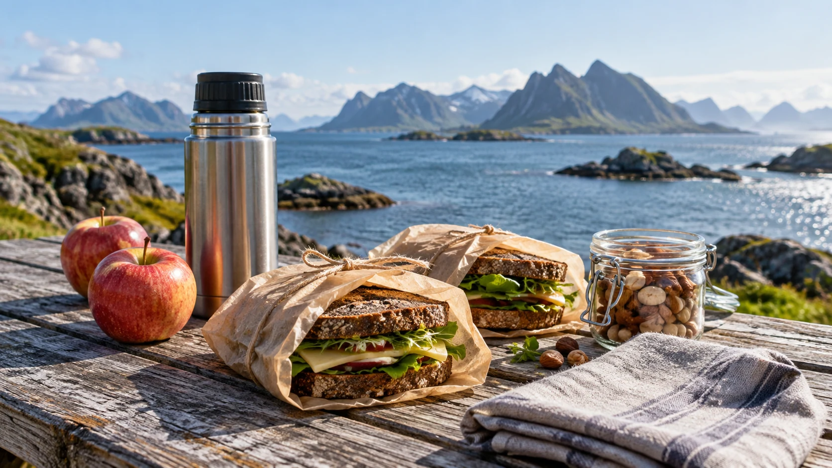 KI-Illustration: Budget für die Lofoten: die ganze Reise berechnen, nicht nur den Lockpreis